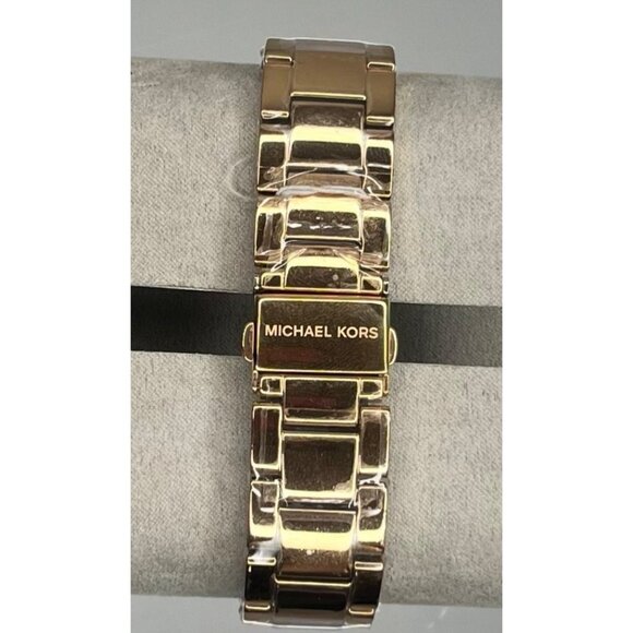 Michael Kors Womens Rose Gold-Tone Diamond WATCH Designer Sleek ICONIC Mk6928 - Picture 8 of 13